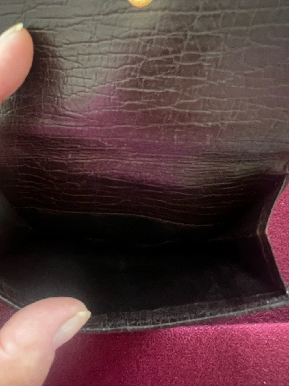Gucci GG Canvas Horsebit Compact Bifold Wallet Brown Authentic Vintage